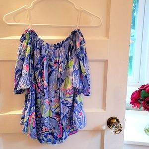 Lilly Pulitzer off the shoulders top